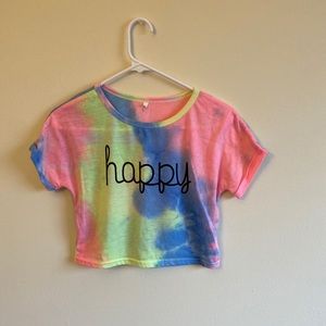 Happy Crop Top